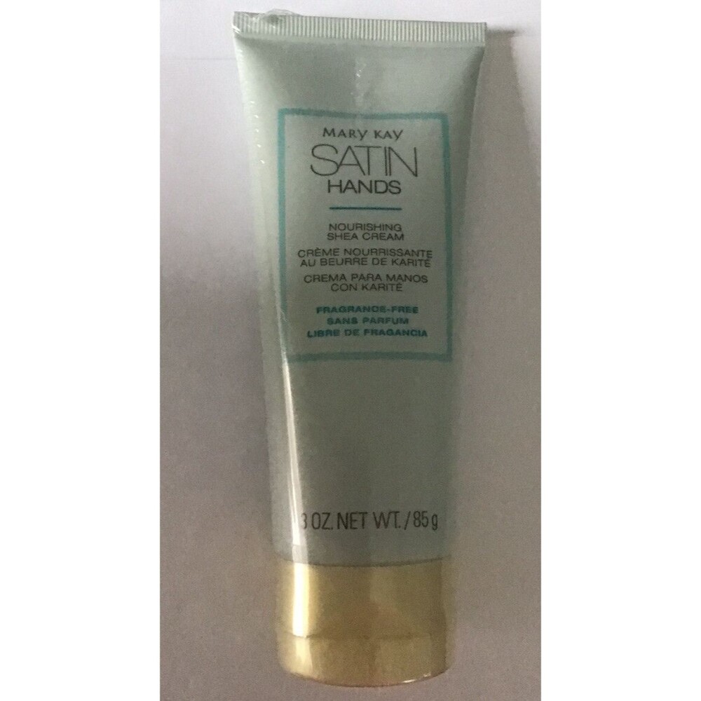 Mary Kay Satin Hands ~ Nourishing Shea Cream Fragrance Free New Sealed 3 Oz.